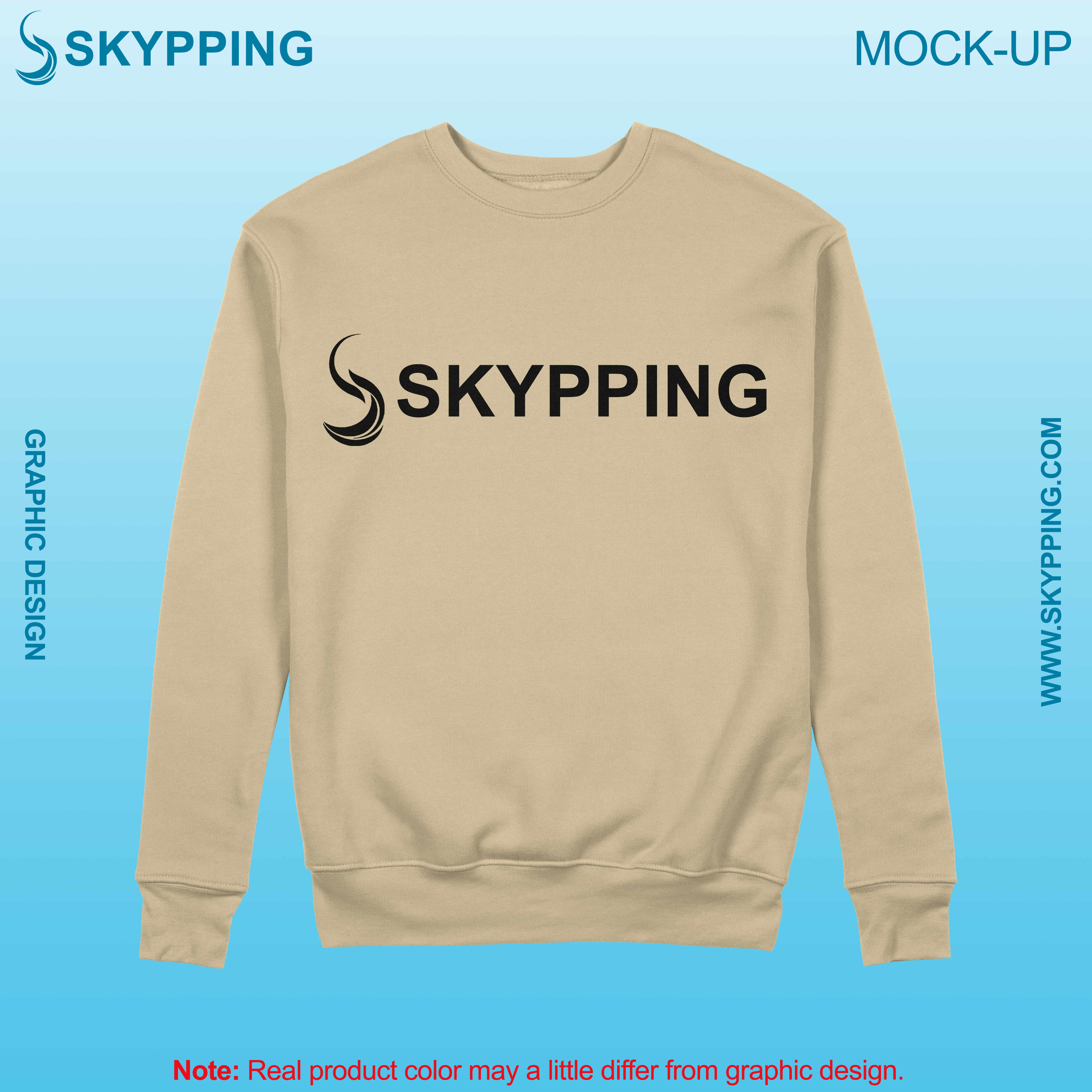 Sweatshirt with set-in style sleeve